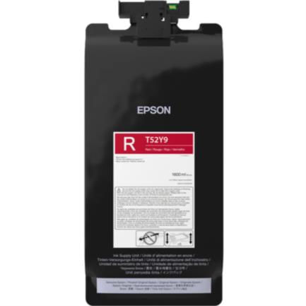 69841 - Tinta Epson UltraChrome T52Y XD3 Alta Capacidad 1 6L Color Rojo