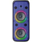 69872 - Bafle Steren Doble 8" 600W PMPO Profesional Batería Recargable Luz LED