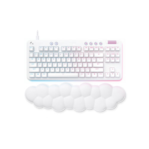 70012 - Teclado Logitech G713 Gaming  GX Linear Alambrico Color Blanco