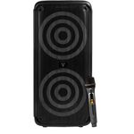 62808 - BAFLE VORAGO KSP-503 NEGRO 2X8" 2X30WATTS RMS TECNOLOGIA DSP / USB / MSD/ 3 5MM /  RECARGABLE / TWS BT 5HRS CARGA USB TIPO C / MICROFONO INALAMBRICO