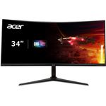 70444 - Monitor Acer 34" Gaming Curvo Nitro XZ342CU V3 UHD 3440x1440 VA HDMI 100Hz DP 180Hz AMD Free