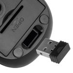 70326 - Mouse inalambrico ergonomico Klip Xtreme Klever KMW-340BK