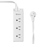 70418 - Tira Multicontacto Steren de 9 Salidas Longitud 1 1m Blanco