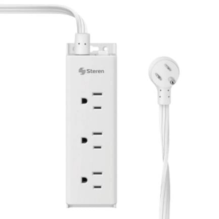 70418 - Tira Multicontacto Steren de 9 Salidas Longitud 1 1m Blanco