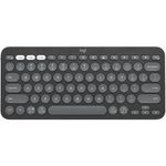 70634 - Teclado Bluetooth Logitech Pebble Keys 2 K380S Emparejamiento Multidispositivo Inalámbrico Color Grafito