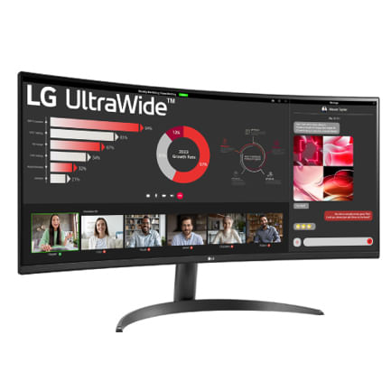 70348 - Monitor LG 34" Curvo UltraWide QHD VA 3440x1440 100Hz HDMI DP 1 year de garantia