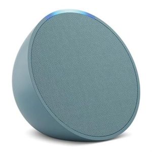 Bocina Inteligente Alexa Amazon Echo Pop Proyección Frontal De 1.95" Wi-Fi/Bluetooth Color Verde Azulado Axtbocad008