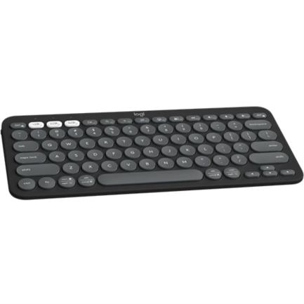 70637 - Teclado Bluetooth Logitech Pebble Keys 2 K380S Emparejamiento Multidispositivo Inalámbrico Color Grafito