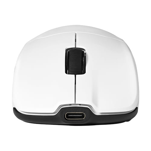 64089 - MOUSE GAME FACTOR MOW800 INALAMBRICO WIRELESS 2 4G BT PIXART 3395 26 000 DPI 4K HZ BASE RGB ULTRALIGERO 56G BLANCO