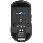 64088 - MOUSE GAME FACTOR MOW800 INALAMBRICO WIRELESS 2 4G BT PIXART 3395 26 000 DPI 4K HZ BASE RGB ULTRALIGERO 56G BLANCO