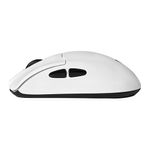 64091 - MOUSE GAME FACTOR MOW800 INALAMBRICO WIRELESS 2 4G BT PIXART 3395 26 000 DPI 4K HZ BASE RGB ULTRALIGERO 56G BLANCO