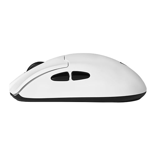 64091 - MOUSE GAME FACTOR MOW800 INALAMBRICO WIRELESS 2 4G BT PIXART 3395 26 000 DPI 4K HZ BASE RGB ULTRALIGERO 56G BLANCO