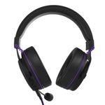 63711 - Audífonos Gamer Alámbricos Primus Arcus 260S Diadema Ajustable Micrófono Desmontable USB Color Negro/Morado
