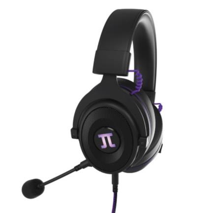 63713 - Audífonos Gamer Alámbricos Primus Arcus 260S Diadema Ajustable Micrófono Desmontable USB Color Negro/Morado