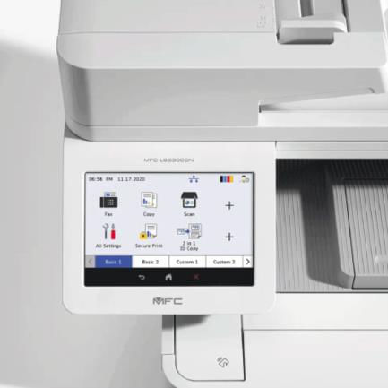 64067 - Multifuncional Brother (Valor) Color Láser Duplex-Wireless 4 en 1 42ppm Ciclo Mensual Máx  120000 Páginas 2400x600 dpi