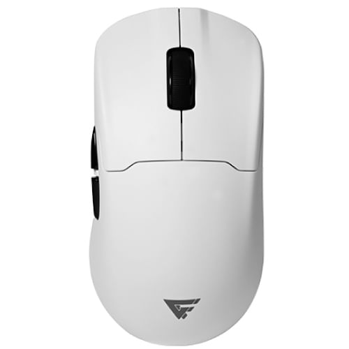 64087 - MOUSE GAME FACTOR MOW800 INALAMBRICO WIRELESS 2 4G BT PIXART 3395 26 000 DPI 4K HZ BASE RGB ULTRALIGERO 56G BLANCO