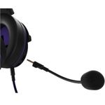 63712 - Audífonos Gamer Alámbricos Primus Arcus 260S Diadema Ajustable Micrófono Desmontable USB Color Negro/Morado