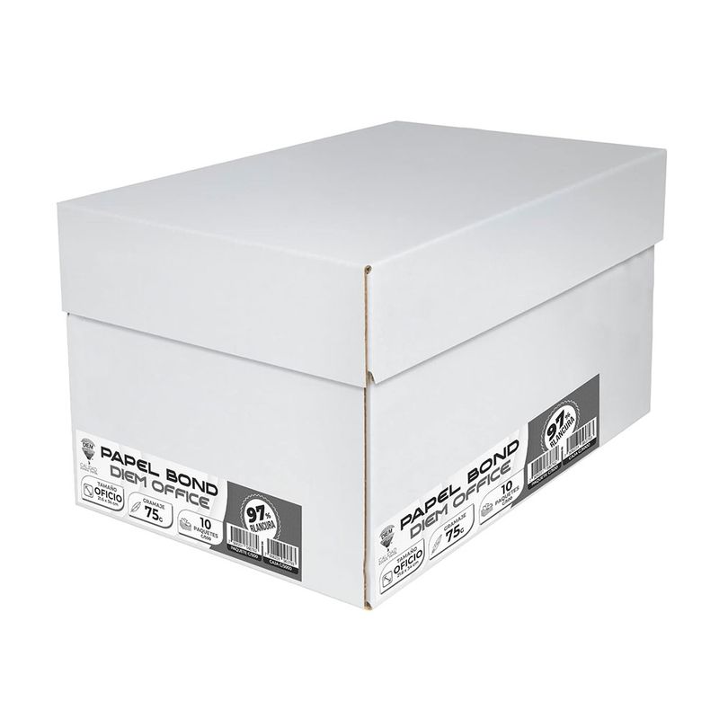 55245 - PAPEL DIEM-97 OFICIO BLANCO 37K C/500HJS CAJA 10 PAQUETES