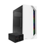 71181 - Gabinete Acteck Media Torre Viken GM434 Max MB ATX Fuente ATX 500w Advanced Series Blanco