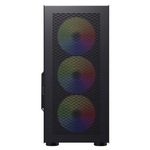71663 - Gabinete Game Factor CSG800 ATX Vidrio Templado Interacción Lateral con RGB USB 2 0/3 0 Color Negro
