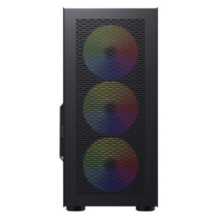 71663 - Gabinete Game Factor CSG800 ATX Vidrio Templado Interacción Lateral con RGB USB 2 0/3 0 Color Negro