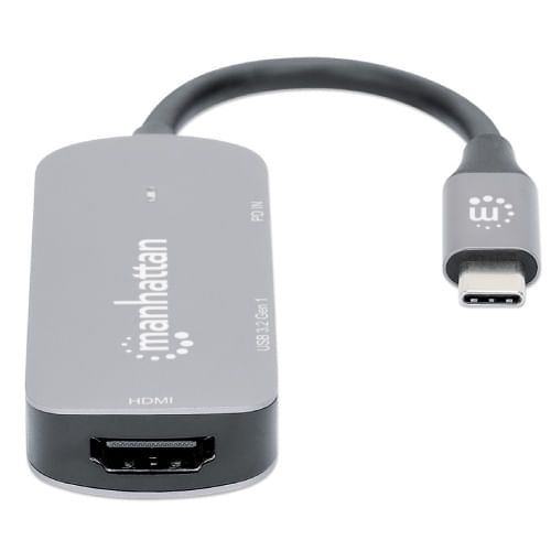 71443 - Docking Manhattan USB-C  3 Ptos HDMI 4K@60Hz USB-C