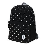 73342 - MOCHILA JUVENIL CHENSON COLORS NEGRA CON PUNTOS BLANCOS