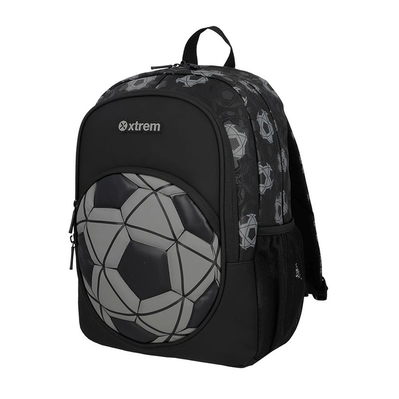 73401 - MOCHILA PRIMARIA XTREME LOGAN BLACK FOOTBALL