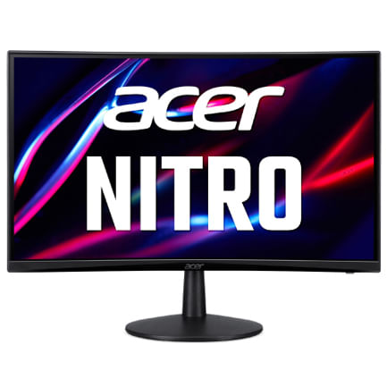 73210 - Monitor Acer 23 6" Gaming Curvo ED240Q Hbi Full HD 1920x1080 VA100Hz 1ms (VRB) 1xVGA 1xHdmi Amd Freesync Cab