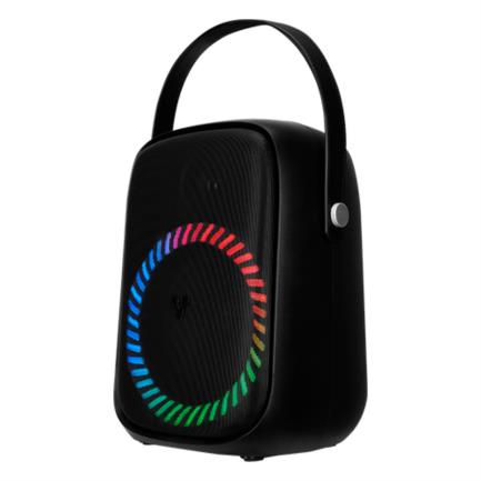 71541 - Mini Bafle Vorago KSP-455 40 W Recargable 1 Micrófono Inalámbrico C/Correas TWS IPX5 Bluetooth