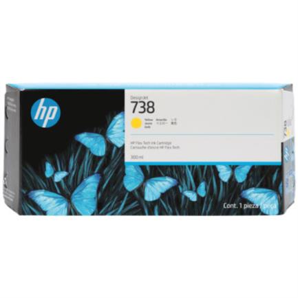 71850 - Tinta HP DesignJet 738 300ml Color Amarillo