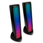 71671 - Bocinas Gamer Perfect Choice RGB Bluetooth 3 5mm Estéreo 2 0 Color Negro