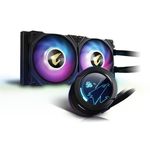 71878 - Enfriamiento Liquido para CPU Gigabyte Aorus Waterforce X 240mm RGB 2 0 Display LCD Compatible S 1200 1700 AM4 AM5 sTR4