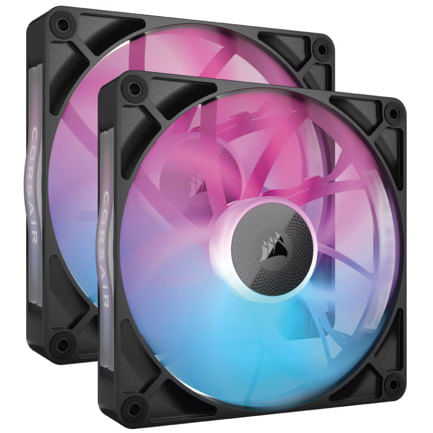 71913 - Ventilador para Gabinete Corsair iCUE Link RX140 RGB 140mm Magnetic 1700RPM Blanco Kit 2 Piezas
