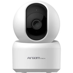 Cámara Inteligente Argomtech Convoy 40 Para Interior 3Mp 1296P 2K Qhd 128Gb Lente 355° 10M Color Blanco Awtcamab002