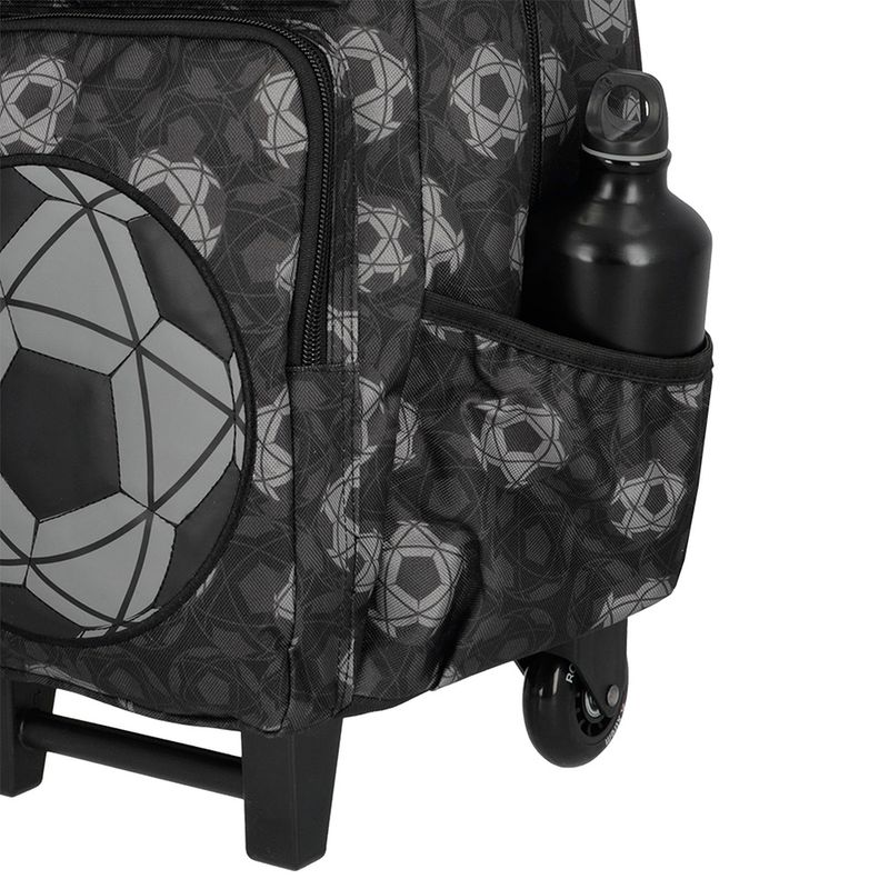 73325 - MOCHILA CON RUEDAS XTREME SET DE 3 PIEZAS BLACK FOOTBALL