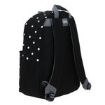 73343 - MOCHILA JUVENIL CHENSON COLORS NEGRA CON PUNTOS BLANCOS