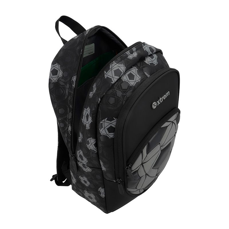 73403 - MOCHILA PRIMARIA XTREME LOGAN BLACK FOOTBALL