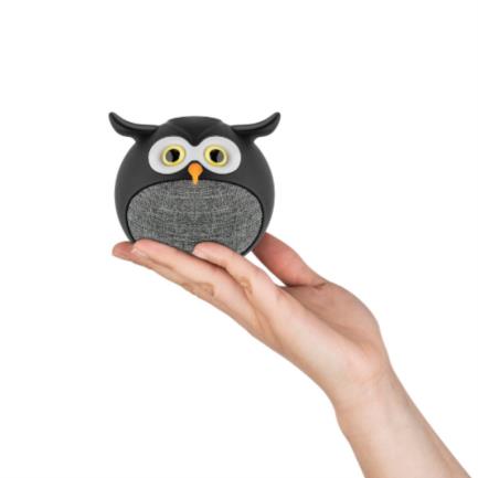 73839 - Mini Bocina Steren Bluetooth Función Manos Libres con Forma de Búho