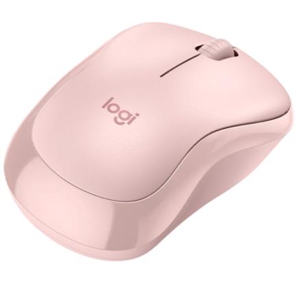 74166 - Mouse Logitech M240 Óptico Inalámbrico Click Silencioso Bluetooth USB 100dpi Color Rosa