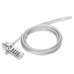 74206 - Candado de Seguridad Manhattan Antirrobo para Laptop con Ranura K-slot Combinación 4 Dígitos