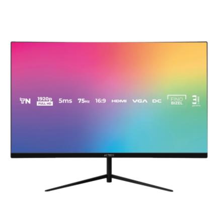 74346 - Monitor Acteck 27" Captive Vivid SP270 FHD 1080p 75Hz 5ms Elite Series Negro
