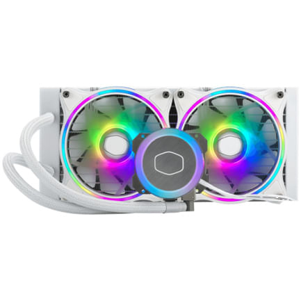 74336 - Enfriamiento Liquido para CPU Cooler Master ML240 RGB Illusion 240mm Compatible 1200 1700 AM4 Color Blanco