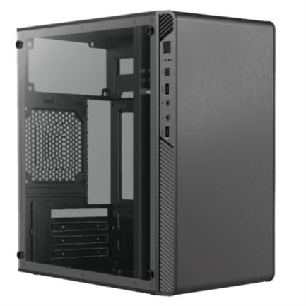 74390 - Gabinete Acteck Mini Torre Performance II GI215W Max MB M-ATX Fuente ATX Plus 500w Essential Series Negro