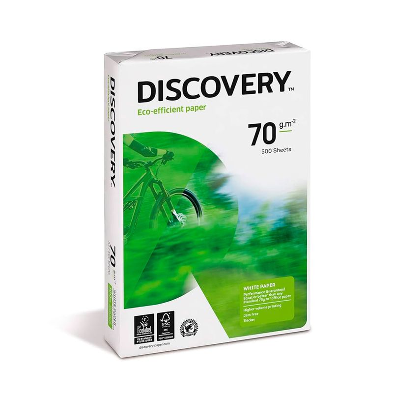 601 - PAPEL DISCOVERY CARTA BLANCO 37K C/500HJS