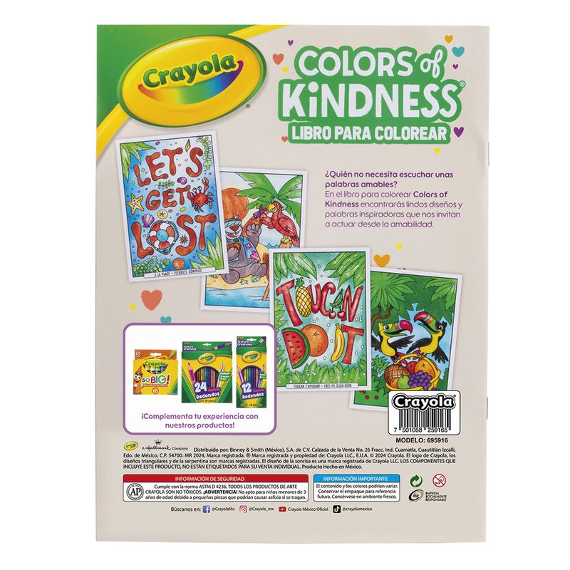 75048 - LIBRO COLOREAR COLORS OF KIDNESS