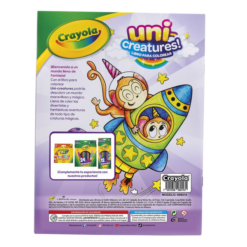 75052 - LIBRO COLOREAR UNI-CREATURES