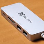 74794 - HUB USB Klip Xtreme Tipo C HubPoint KCR-500 de 5 puertos 2 USB 3 0  1 tipo C 1 Micro-SD 1 Tarjeta SDXC Plateado