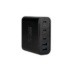 74818 - CARGADOR DE PARED VORAGO AU-600 TIPO C 100W PD 5 PUERTOS QUICK CHARGE 3 0 NEGRO