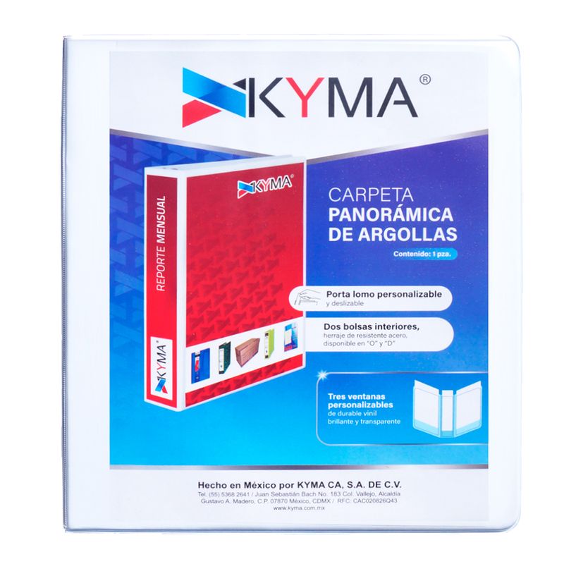 56259 - CARPETA ARILLO 0 5 O BLANCA PANORAMICA KYMA